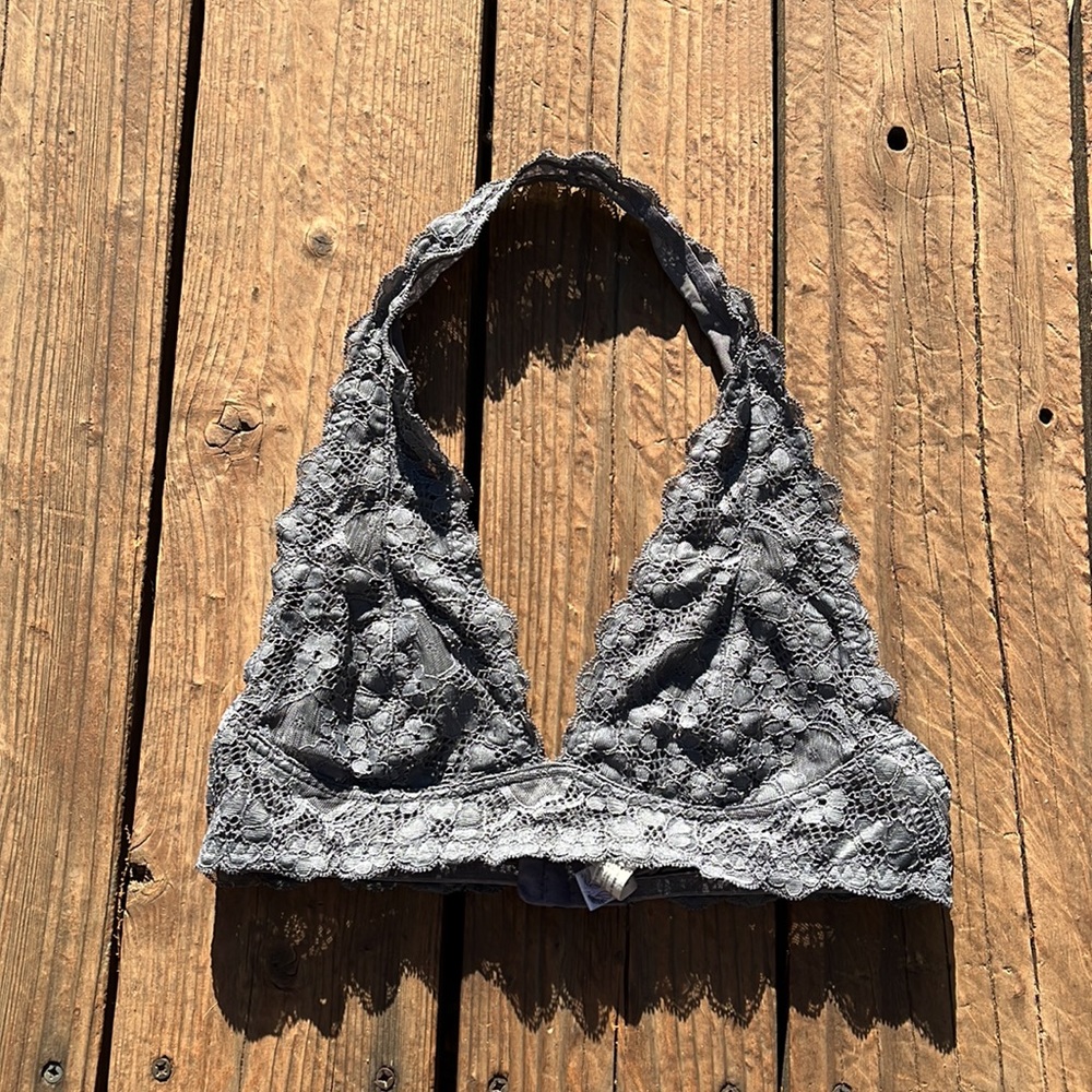 Free People Gray Bralette, m